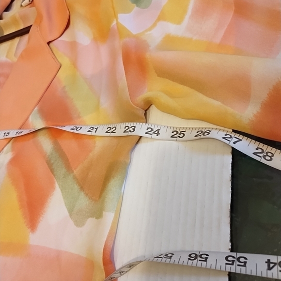 3K fashion Y2K women's orange/ yellow tie dye blazer size 2x (see measurements) - Picture 9 of 9